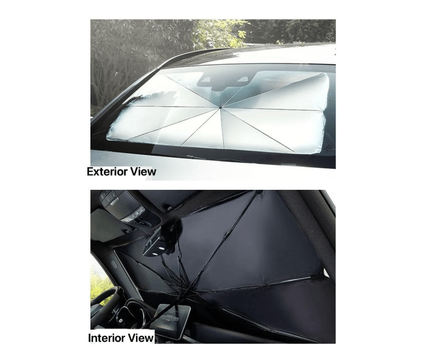Parasol Delantero para Coche Tipo Paraguas