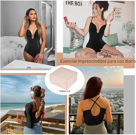 Body moldeador sin costuras color negro – talla M/L - additional image 1