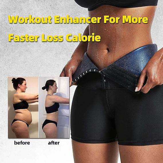 Pantalones Cortos de Sauna para Mujer XXL/3XL